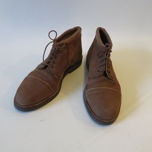 MARCO EVANI CHESTNUT BROWN SUEDE CHUKKA BOOTS 9